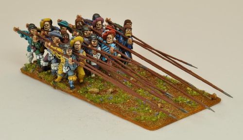 Landsknecht Regiment Attacking