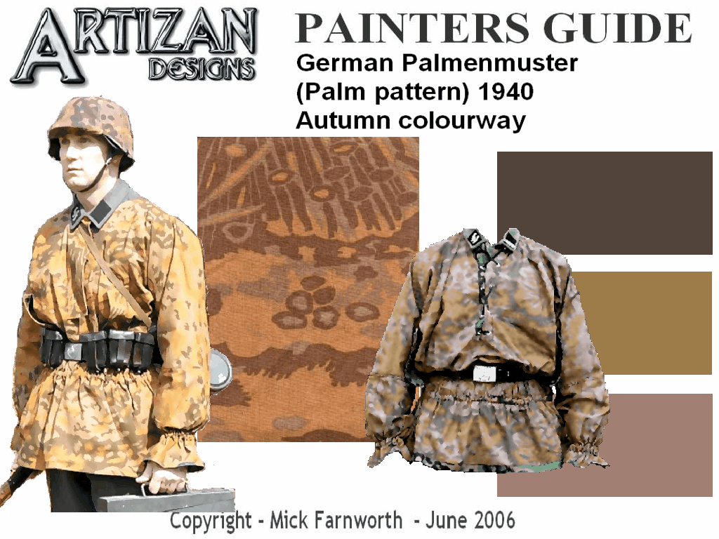 Artizan Designs Wwii Painting Camo Guide - german ww2 uniforms roblox