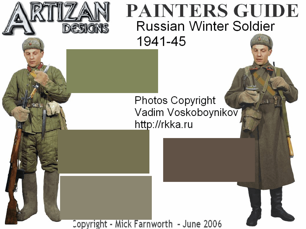 Artizan Designs Wwii Painting Camo Guide - m43 soviet uniform roblox