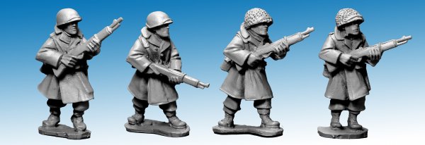 US Infantry in Greatcoats with Rifles