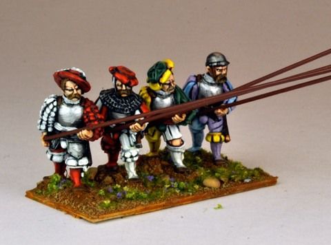 Landsknecht Armoured Pikemen Advancing