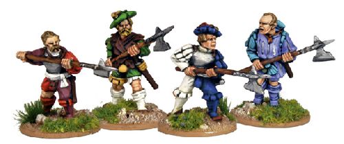 Renaissance 54 mm 16th century Details about   Tin Soldiers Landsknecht with a halberd 