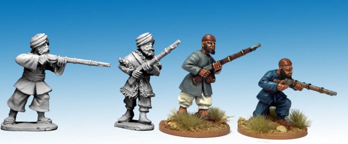Afghan Irregulars with Rifles