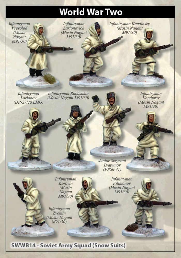 Soviet Army Squad (Snow Suits)