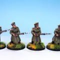 Photo of White Infantry in Greatcoats. (RCW026)
