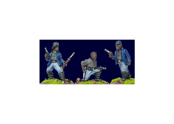 Buffalo Soldiers with Pistols (foot)