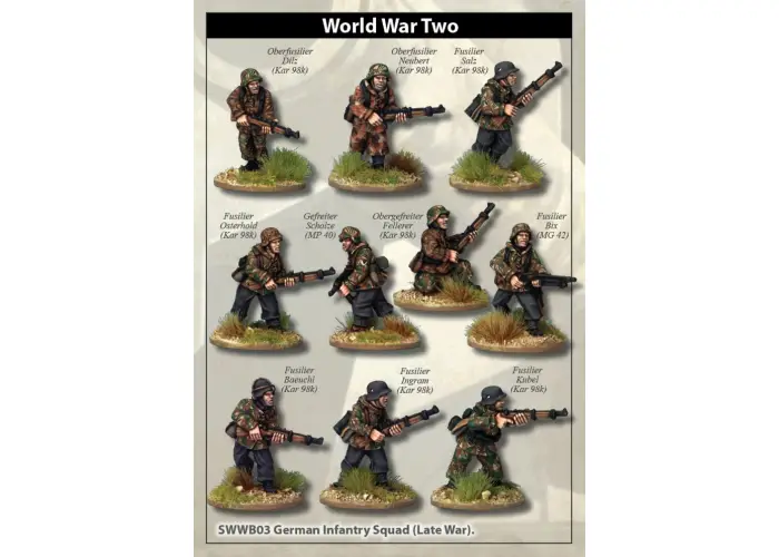Late War German Infantry Squad I (in smocks)
