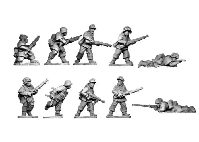 Late War German Infantry Squad II (In Smocks)