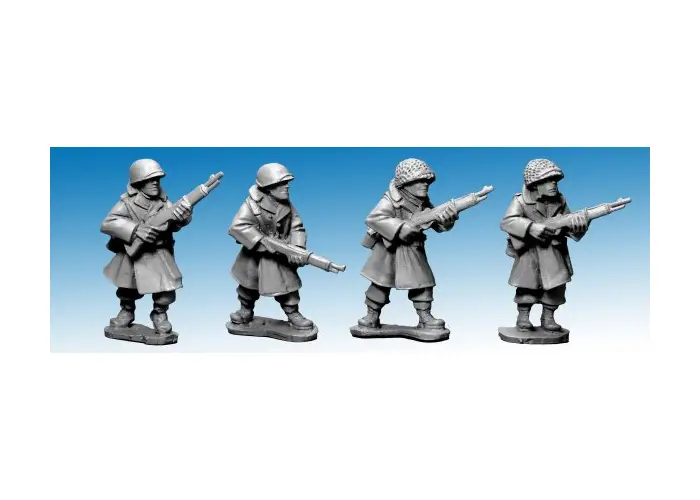 US Infantry in Greatcoats with Rifles