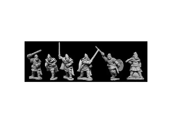 Viking Hirdmen with Hand Weapons 