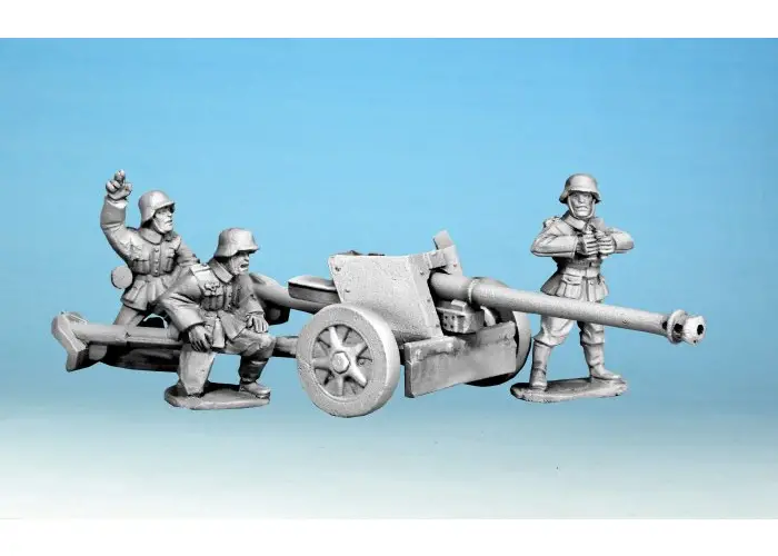 German PaK40 with Crew (Summer uniforms)