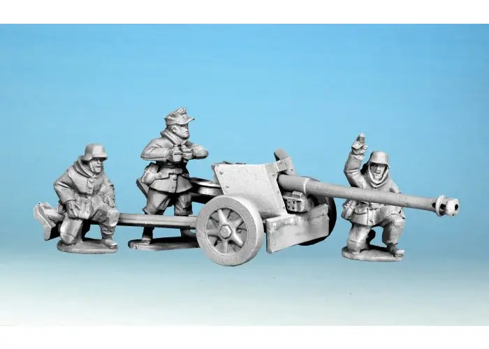 German PaK40 with Crew (Winter uniforms)