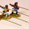 Photo of Landsknecht Unarmoured Pikemen Attacking. (REN003)