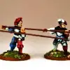Photo of Landsknecht Armoured Pikemen Attacking (REN004)