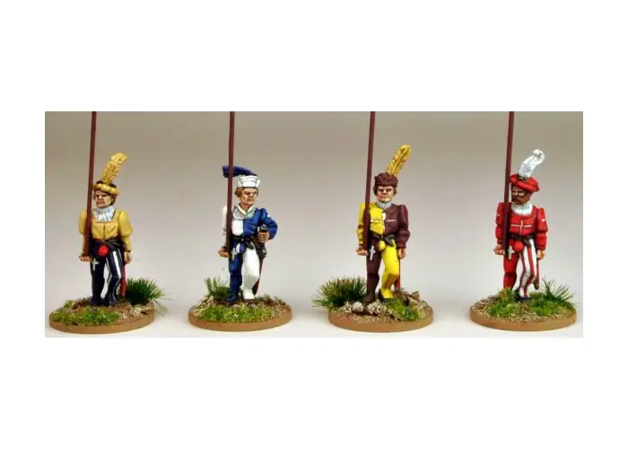 Swiss Pikemen Marching (Unarmoured)