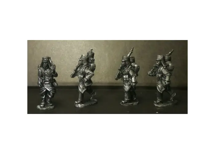 Marching legion In covered Kepi with pack
