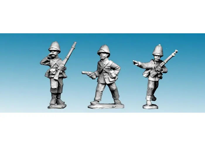 Legion Command in Troupes Colonial Uniform and Sun Helmet