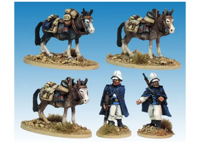 Legion Mounted Company Mule holders.