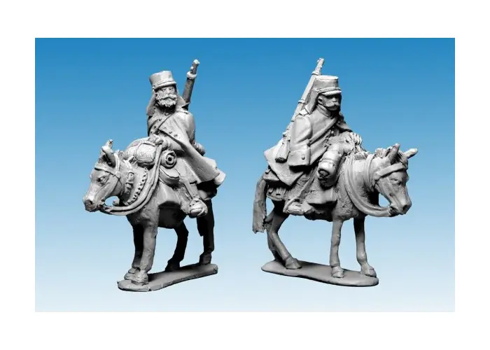 Legion Mounted Company in greatcoats and kepi