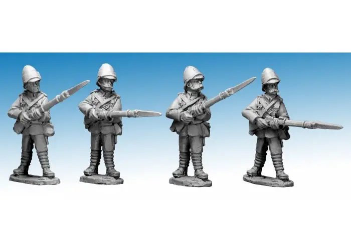British Infantry at Ready. 2nd Afghan War.