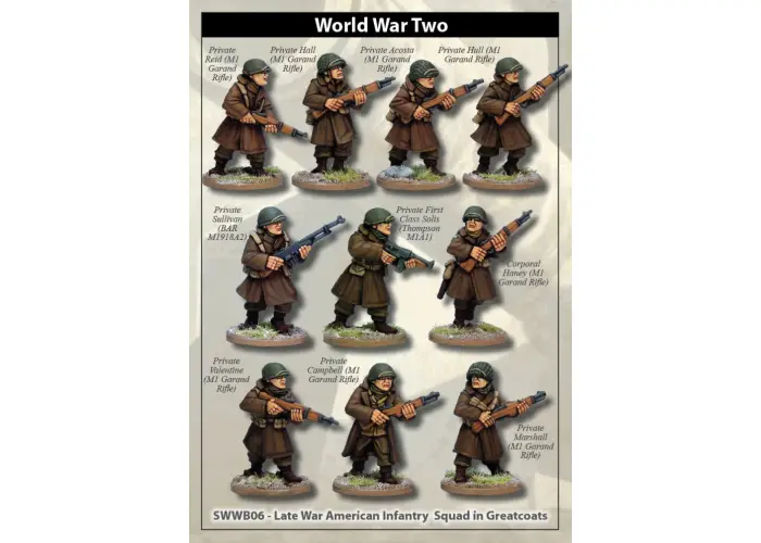 US Infantry Squad in Greatcoats